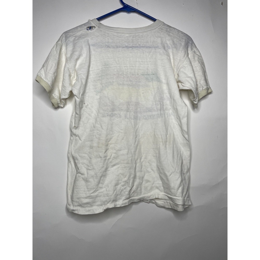 Vintage Obscure Tee Shirt Size Small Obscure White FLAW Dog 70s - Picture 7 of 11